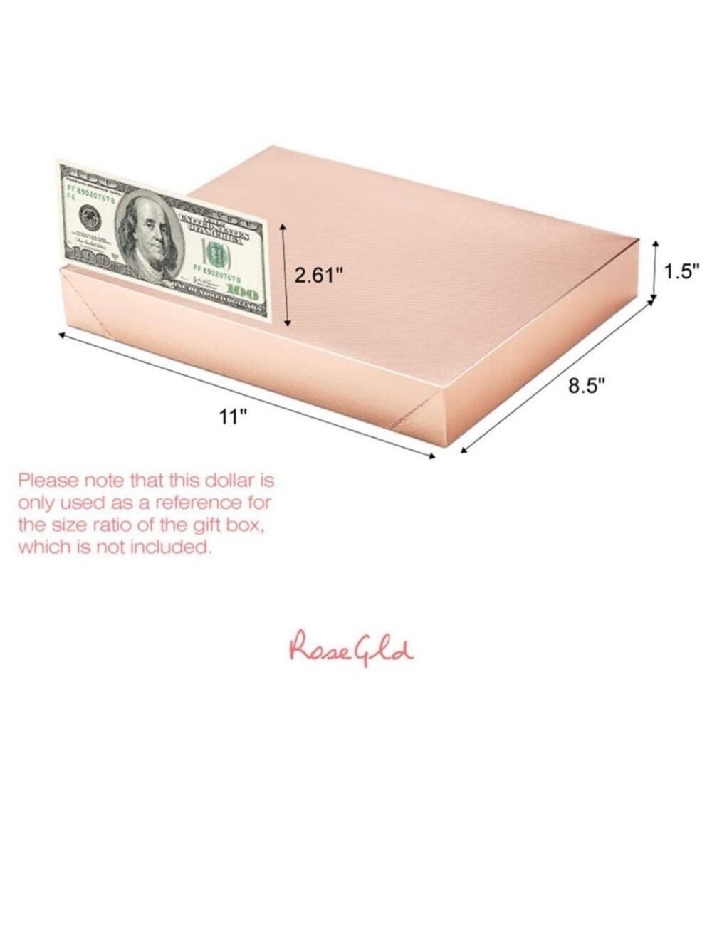 4 Rose Gold Textured T-Shirt Gift Boxes, Shipping Supplies, Gift, PRICE IS FIRM - Picture 6 of 6